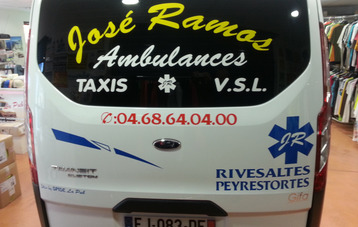 Marquage pour ambulances